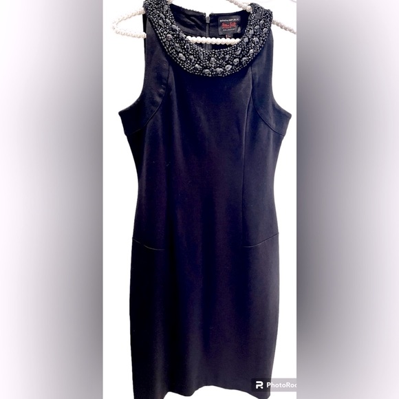 L’Wren Scott for Banana Republic New Little Black DressElegant Beaded Neckline - Picture 6 of 14